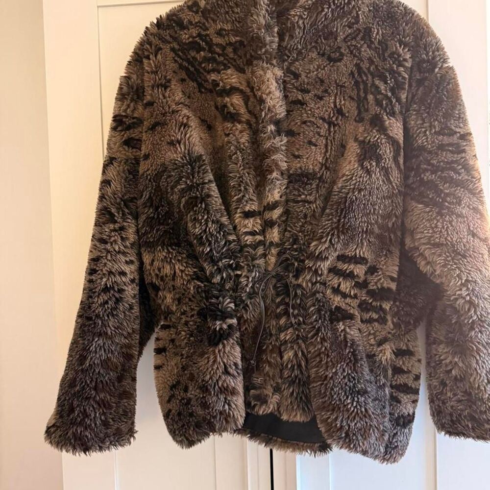 Women's Faux Fur Fleece Vintage Coat